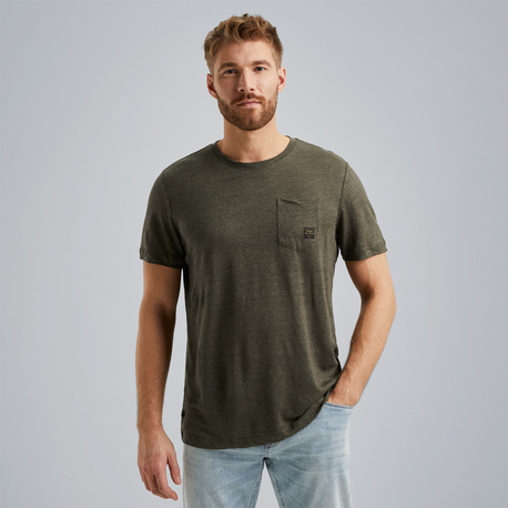 T-shirt in 100% linen