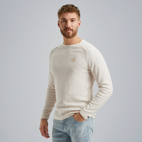Pullover aus Slub-Baumwolle