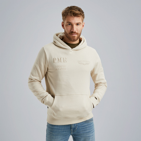 Hoodie in terry sweat fabric