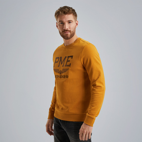 Sweatshirt van interlock sweatstof