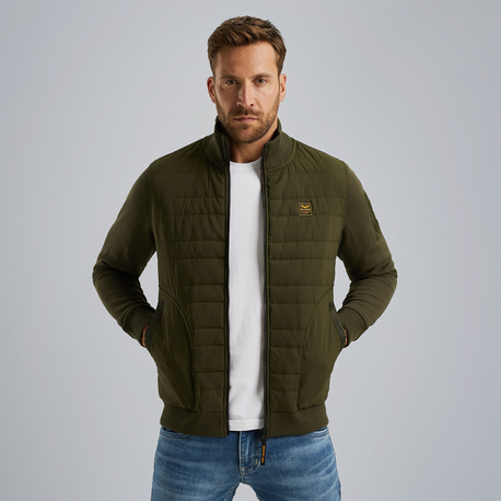 Hybrid jacket met ritssluiting