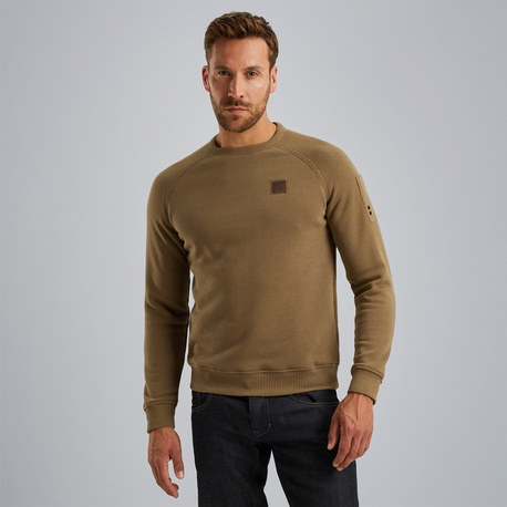 Sweatshirt with flight pocket