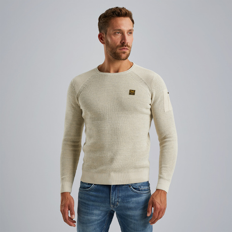 Pullover with flight pocket