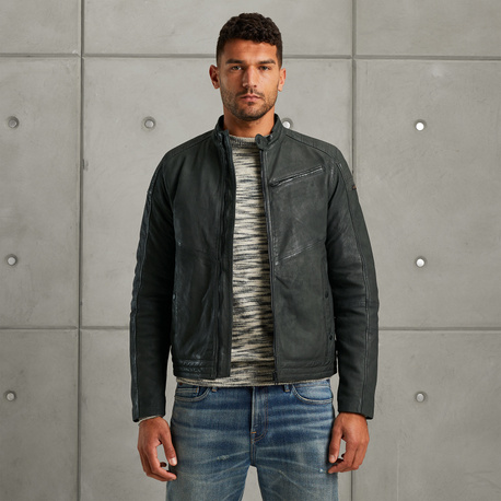 Transrod leather jacket