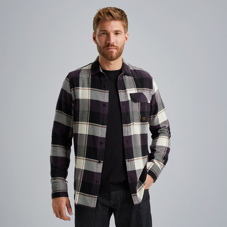 Shirt with check pattern