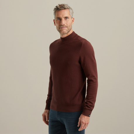 Pullover mit Mockneck