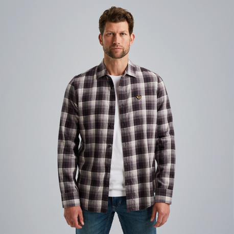 Shirt with check pattern