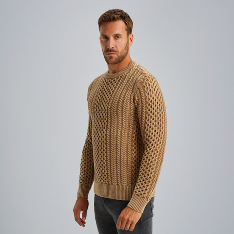 Pullover mit Kabelmuster