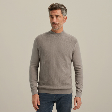 Pullover mit Mockneck