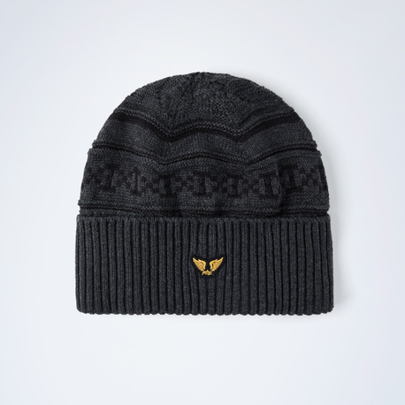 Beanie met patroon