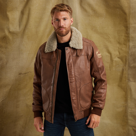 Veste en cuir Hudson Lockheed