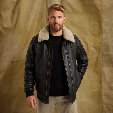 Veste en cuir Hudson Lockheed