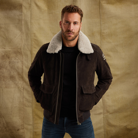 Greenville Fur leather jacket