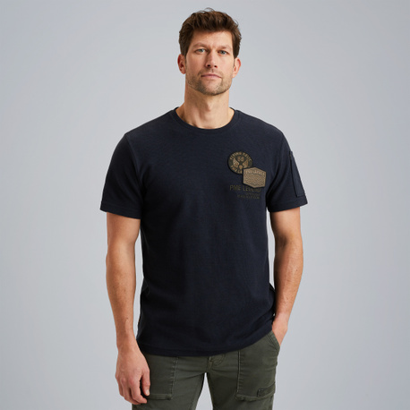 T-shirt with badges