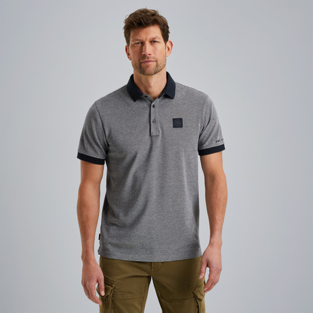 Polo shirt with badge