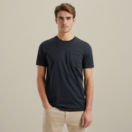 T-shirt met garment-dye wassing