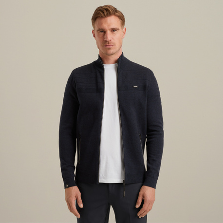 Strickjacke mit Reißverschluss