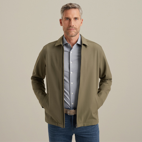 Hemdjacke mit Reißverschluss