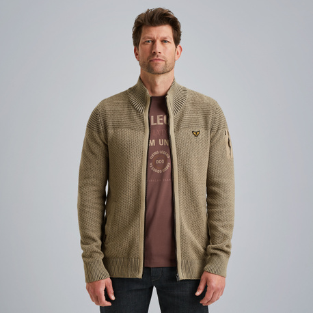 Strickjacke mit Reißverschluss