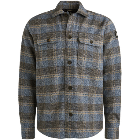 Shirt jacket met ruitpatroon