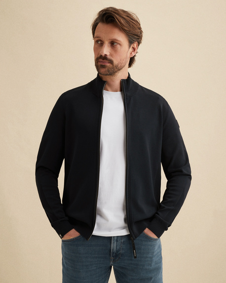 Strickjacke mit Reißverschluss