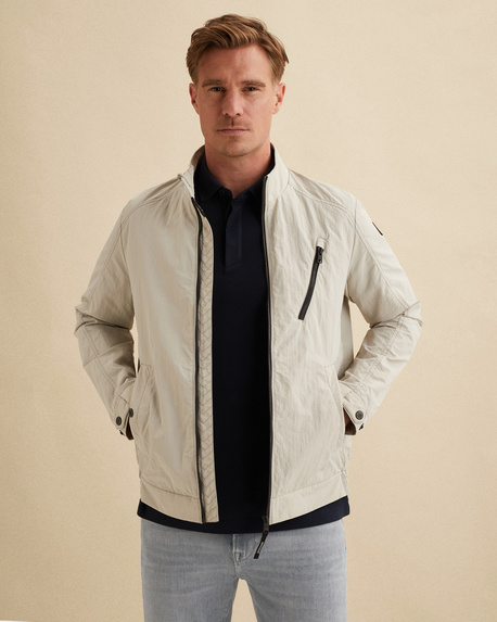 Biker jacket met ritssluiting