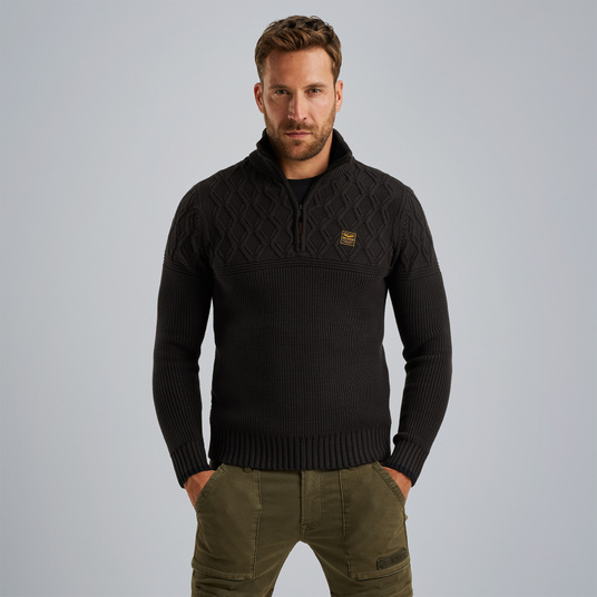 Pme Legend Pullover mit halbem Reißverschluss