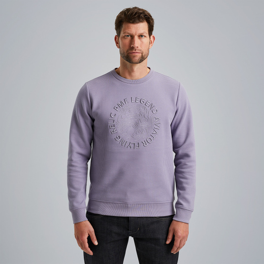 Pme Legend Sweatshirt mit Waffelstruktur