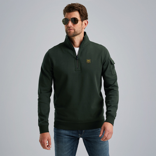 Pme Legend Pullover mit halbem Reißverschluss