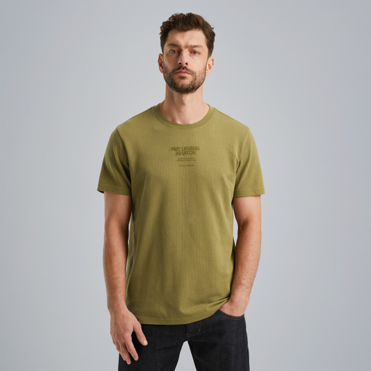 Pme Legend T-Shirt mit Waffelstruktur