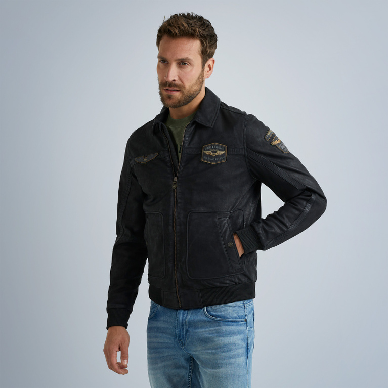 PME LEGEND, Hudson leather jacket