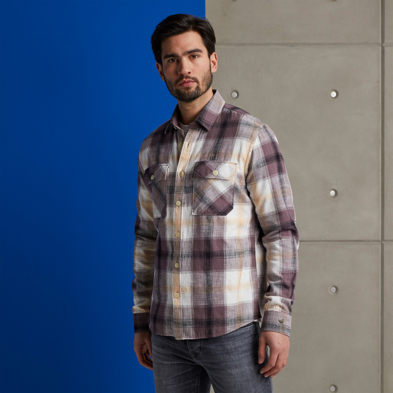 CAST IRON | Long Sleeve Check Shirt | Free delivery CAST IRON | Long Sleeve Check Shirt | Free delivery