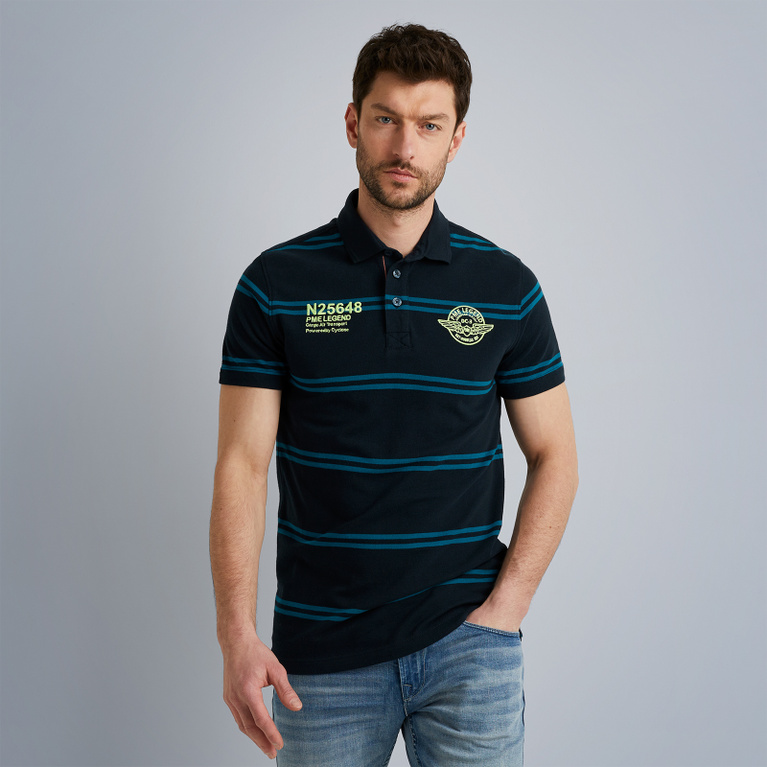 PME LEGEND Short Sleeve Pique Polo Free shipping and returns