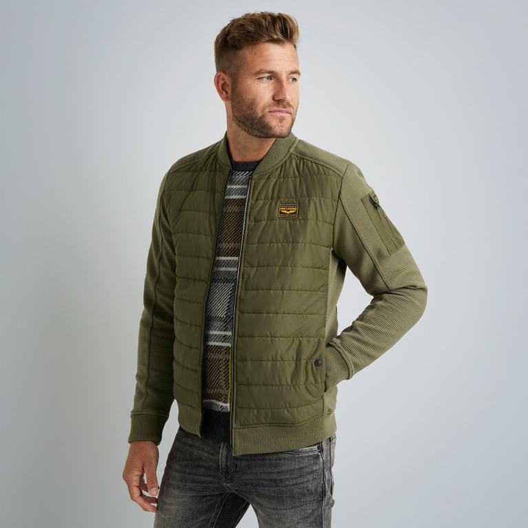 Bomber hotsell sweat jacket