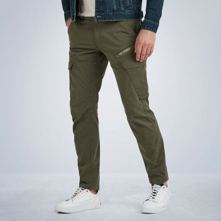 Buy Flying Machine Twill Slim Fit Cargo Trousers 