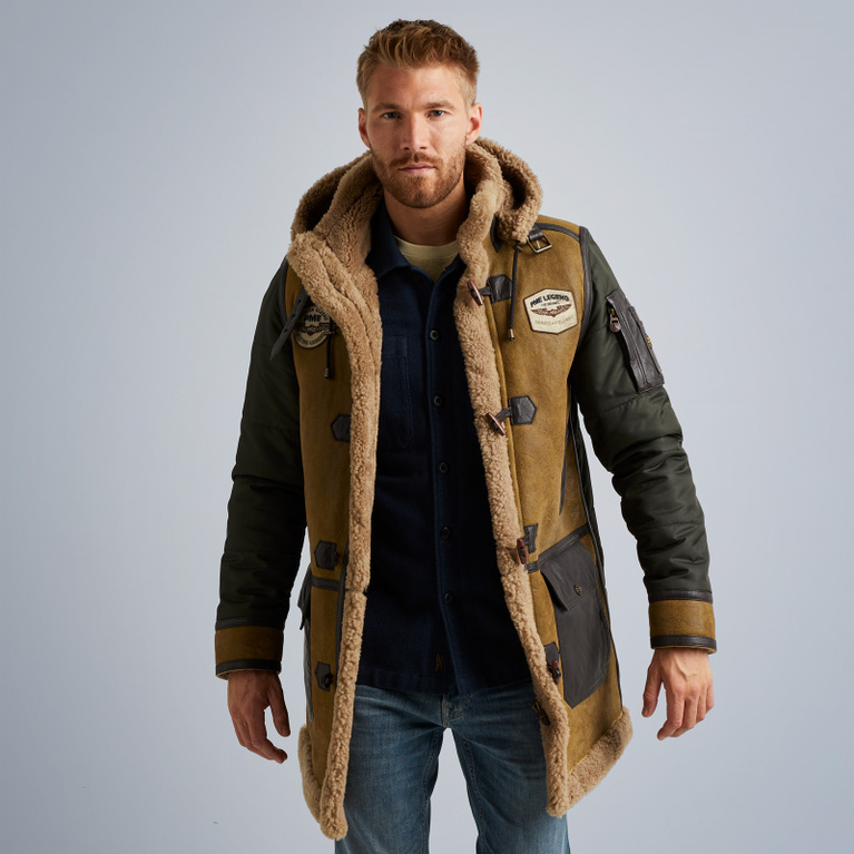 Pme legend sheepskin leather on sale jacket