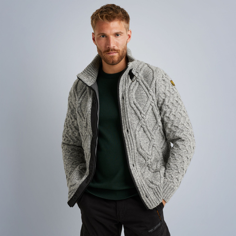 PME LEGEND Cardigan in a wool blend Free shipping and returns