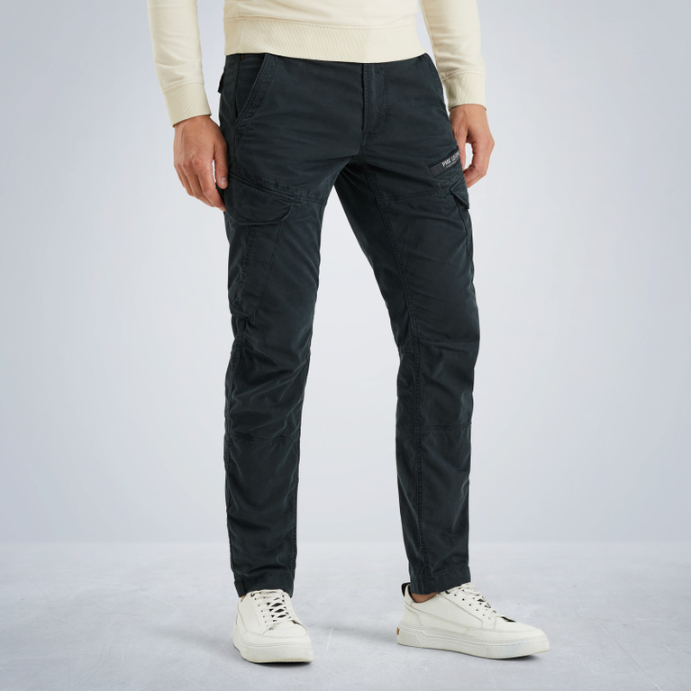 slim fit cargo broek travelstof