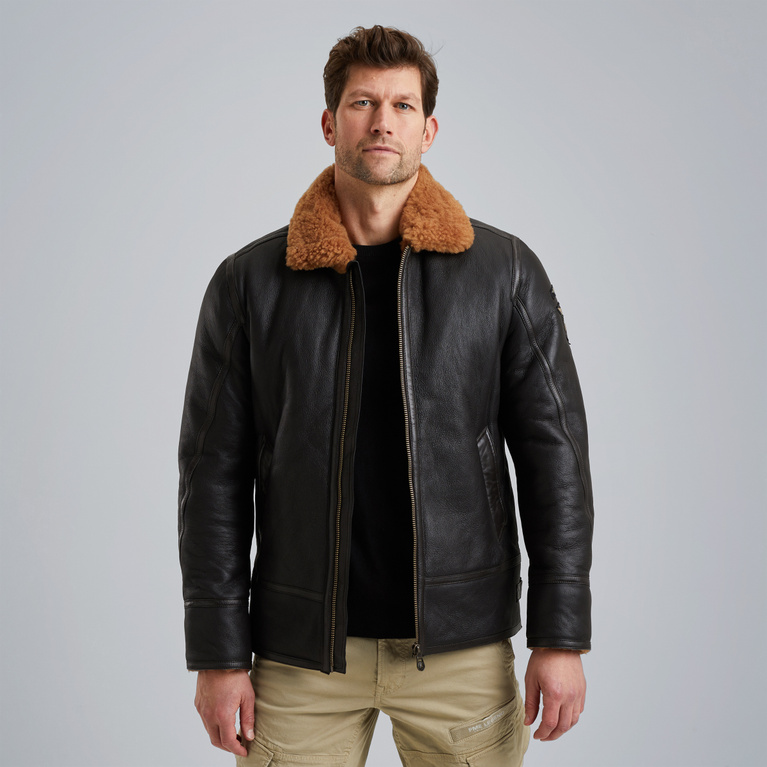 Pme legend sheepskin leather jacket hotsell