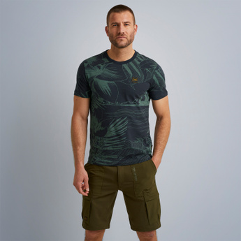 Kurzarm Slub Jersey T-Shirt
