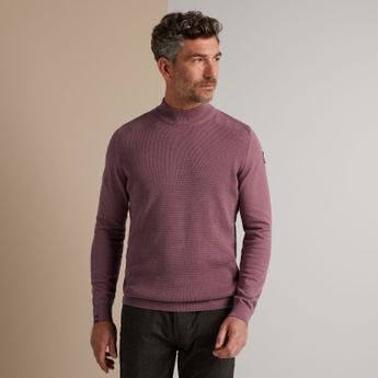 Trui met mockneck