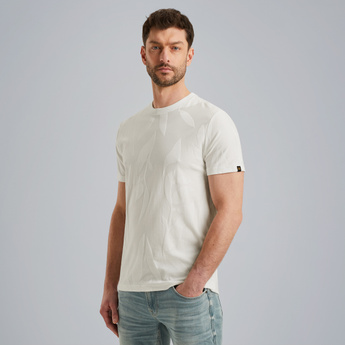T-shirt met jacquardpatroon