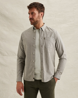 Oxford overhemd met borstzak en button down kraag