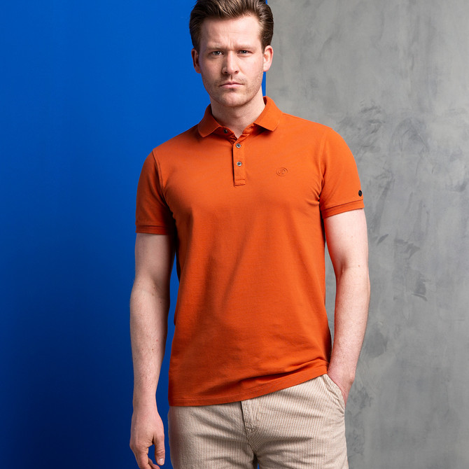 Light Pique Stretch Washed Polo
