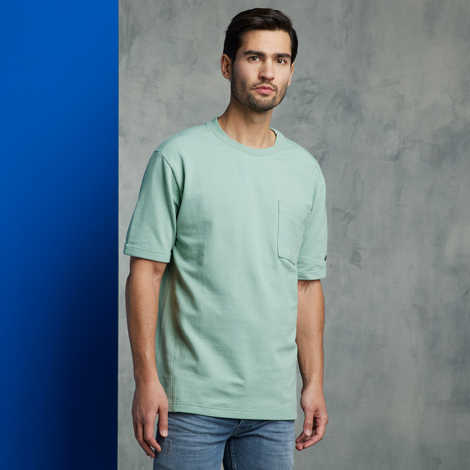 Round Neck Relaxed Fit Terry T-Shirt