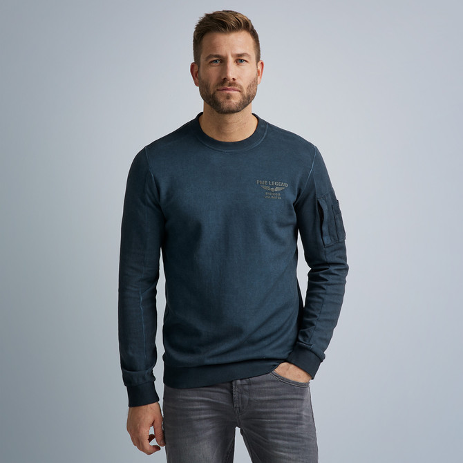 Ronde Hals Interlock Light Sweater