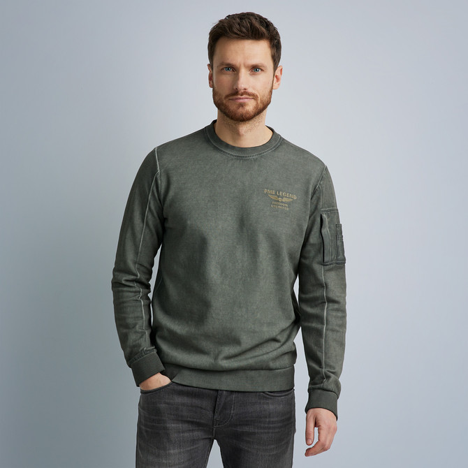 Round Neck Interlock Sweater