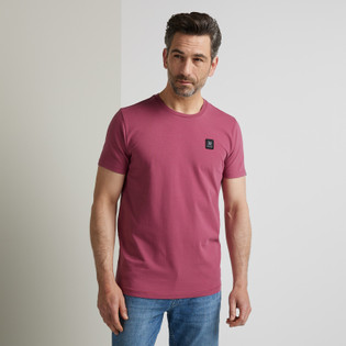 Rundhals Baumwoll T-Shirt